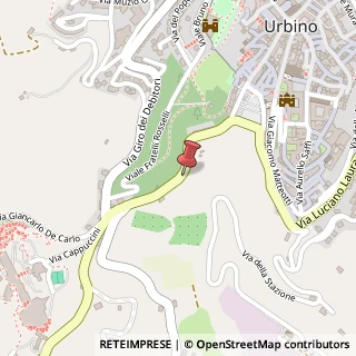 Mappa Via Nazionale, 10, 61029 Urbino, Pesaro e Urbino (Marche)