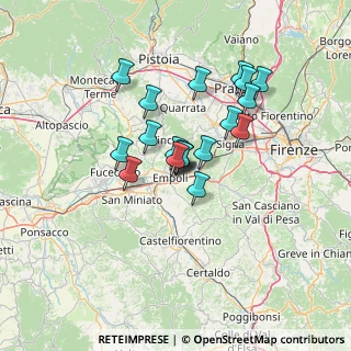 Mappa Via Arturo Romboli, 50053 Empoli FI, Italia (10.43632)