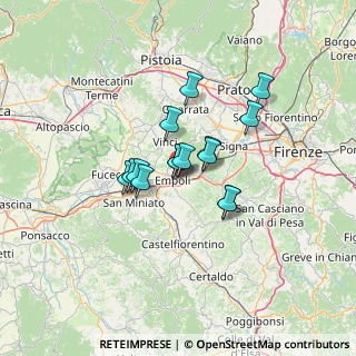 Mappa Via Arturo Romboli, 50053 Empoli FI, Italia (9.13467)