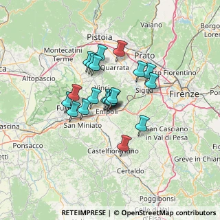Mappa Via Arturo Romboli, 50053 Empoli FI, Italia (9.964)