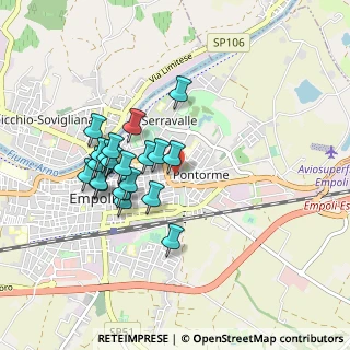 Mappa Via Arturo Romboli, 50053 Empoli FI, Italia (0.817)