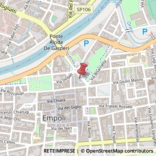 Mappa Via Pievano Rolando, 5, 50053 Empoli, Firenze (Toscana)