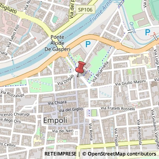 Mappa Via Cosimo Ridolfi, 7, 50053 Empoli, Firenze (Toscana)