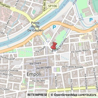 Mappa Via Pievano Rolando, 3, 50053 Empoli, Firenze (Toscana)