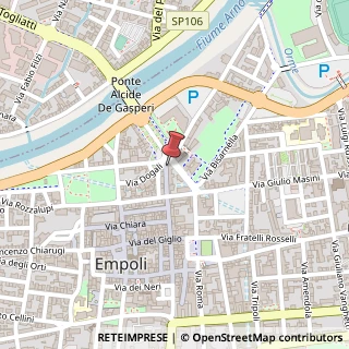 Mappa Via Cosimo Ridolfi, 1, 50053 Empoli FI, Italia, 50053 Empoli, Firenze (Toscana)