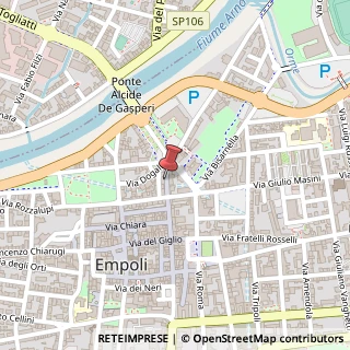 Mappa Via Cosimo Ridolfi, 30, 50053 Empoli, Firenze (Toscana)