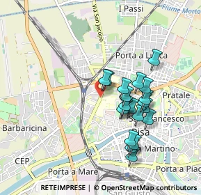 Mappa Eni Station pv., 56122 Pisa PI, Italia (0.8125)