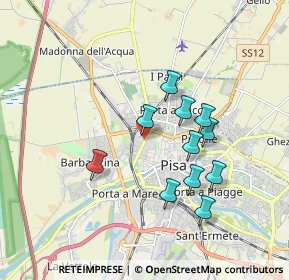 Mappa Eni Station pv., 56122 Pisa PI, Italia (1.62455)