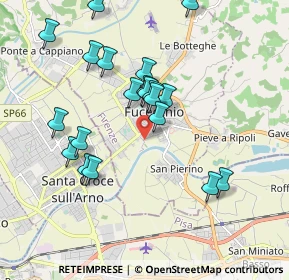 Mappa Via di Saettino, 50054 Fucecchio FI, Italia (1.908)