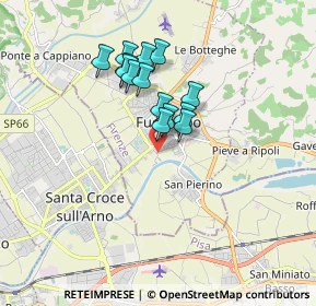 Mappa Via di Saettino, 50054 Fucecchio FI, Italia (1.37286)