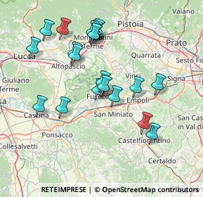 Mappa Via di Saettino, 50054 Fucecchio FI, Italia (14.938)