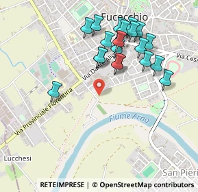 Mappa Via di Saettino, 50054 Fucecchio FI, Italia (0.503)