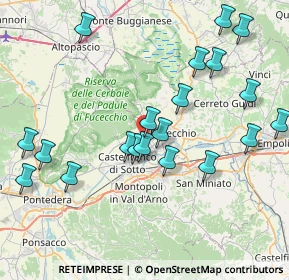 Mappa Vicolo Abruzzi, 56029 Santa Croce sull'Arno PI, Italia (8.8355)