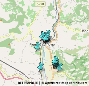 Mappa Via del Ponte, 50067 Rignano sull'Arno FI, Italia (1.025)