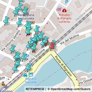 Mappa Via del Ponte, 50067 Rignano sull'Arno FI, Italia (0.06071)