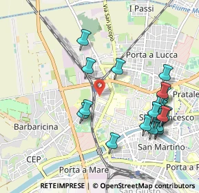 Mappa L.go Lucio Lazzarino, 56122 Pisa PI, Italia (1.11)
