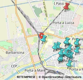 Mappa L.go Lucio Lazzarino, 56122 Pisa PI, Italia (1.35765)