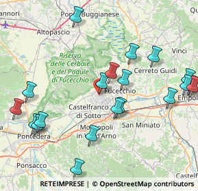 Mappa Vicolo Molise, 56029 Santa Croce sull'Arno PI, Italia (9.8375)