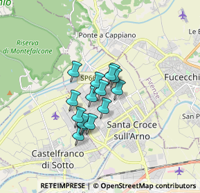 Mappa Vicolo Molise, 56029 Santa Croce sull'Arno PI, Italia (1.06267)