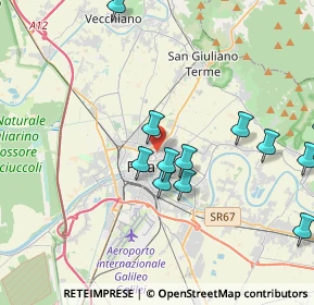 Mappa Via delle Medaglie d'Oro, 56127 Pisa PI, Italia (4.2925)