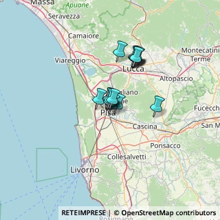 Mappa Via delle Medaglie d'Oro, 56127 Pisa PI, Italia (7.94059)