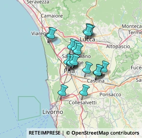 Mappa Via delle Medaglie d'Oro, 56127 Pisa PI, Italia (9.335)