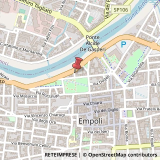 Mappa Via dei Navicelli, 4, 50053 Empoli, Firenze (Toscana)