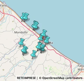 Mappa Scapezzano, 60019 Senigallia AN, Italia (5.85125)