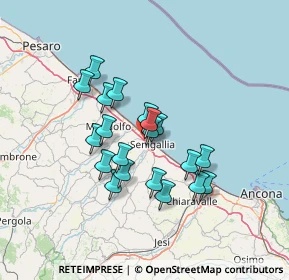 Mappa Scapezzano, 60019 Senigallia AN, Italia (11.27)