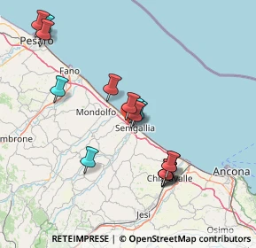 Mappa Scapezzano, 60019 Senigallia AN, Italia (15.2325)