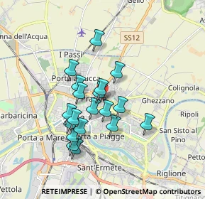 Mappa Via Vittorio Alfieri, 56127 Pisa PI, Italia (1.47474)