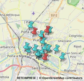 Mappa Via Vittorio Alfieri, 56127 Pisa PI, Italia (1.44474)