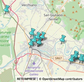 Mappa Via Vittorio Alfieri, 56127 Pisa PI, Italia (4.9025)