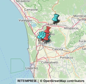 Mappa Via Vittorio Alfieri, 56127 Pisa PI, Italia (7.87)