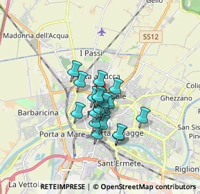 Mappa Via San Zeno, 56127 Pisa PI, Italia (1.13842)