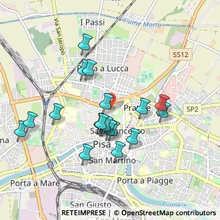 Mappa Via San Zeno, 56127 Pisa PI, Italia (0.91105)