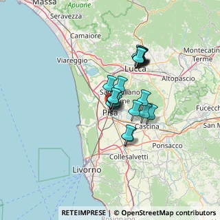 Mappa Via Carlo Fedeli, 56127 Pisa PI, Italia (9.511)