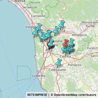 Mappa Via Carlo Fedeli, 56127 Pisa PI, Italia (9.647)