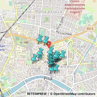 Mappa Via Carlo Fedeli, 56127 Pisa PI, Italia (0.3645)