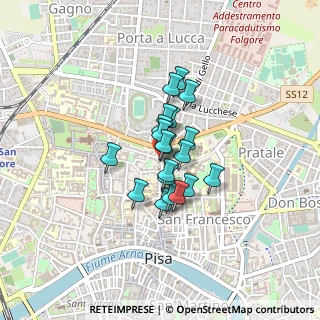 Mappa Via Carlo Fedeli, 56127 Pisa PI, Italia (0.2595)