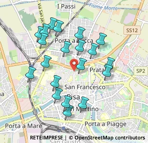 Mappa Via Carlo Fedeli, 56127 Pisa PI, Italia (0.919)