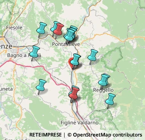 Mappa Via Vittorio Veneto, 50067 Rignano sull'Arno FI, Italia (6.69579)