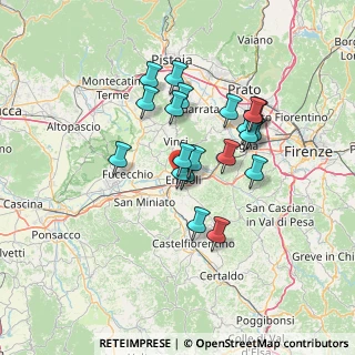 Mappa Via Andrea Pisano, 50053 Empoli FI, Italia (11.6875)