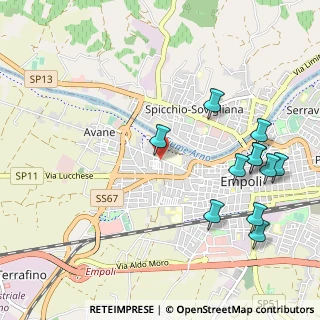 Mappa Via Andrea Pisano, 50053 Empoli FI, Italia (1.23182)