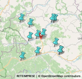 Mappa Via della Fornace, 61026 Lunano PU, Italia (6.90333)