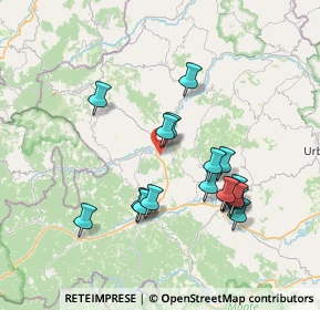 Mappa Via della Fornace, 61026 Lunano PU, Italia (7.22556)