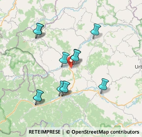 Mappa Via della Fornace, 61026 Lunano PU, Italia (7.07167)