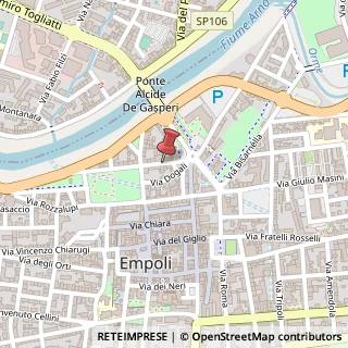 Mappa Via Giuseppe Mazzini, 13, 50053 Empoli, Firenze (Toscana)