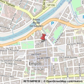 Mappa Via Dogali, 5, 50053 Empoli, Firenze (Toscana)