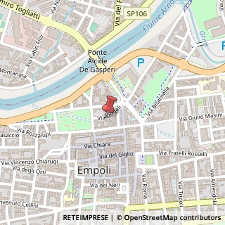 Mappa Via Dogali, 25, 50053 Empoli, Firenze (Toscana)